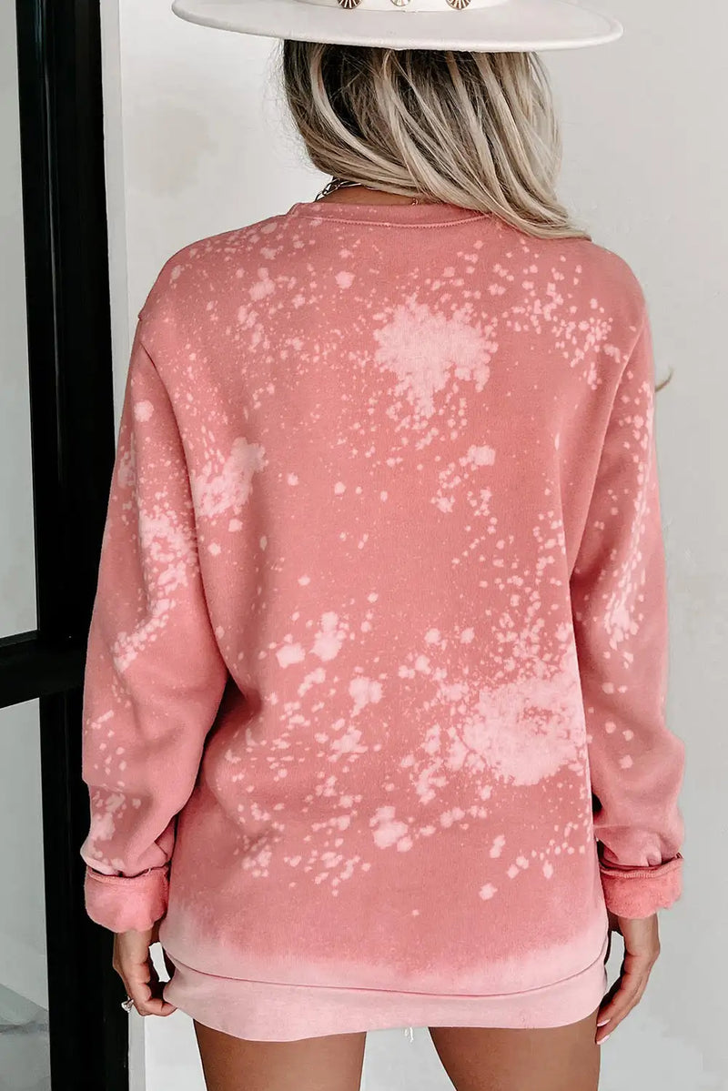 Pink Halloween Pattern Crewneck Sweatshirt