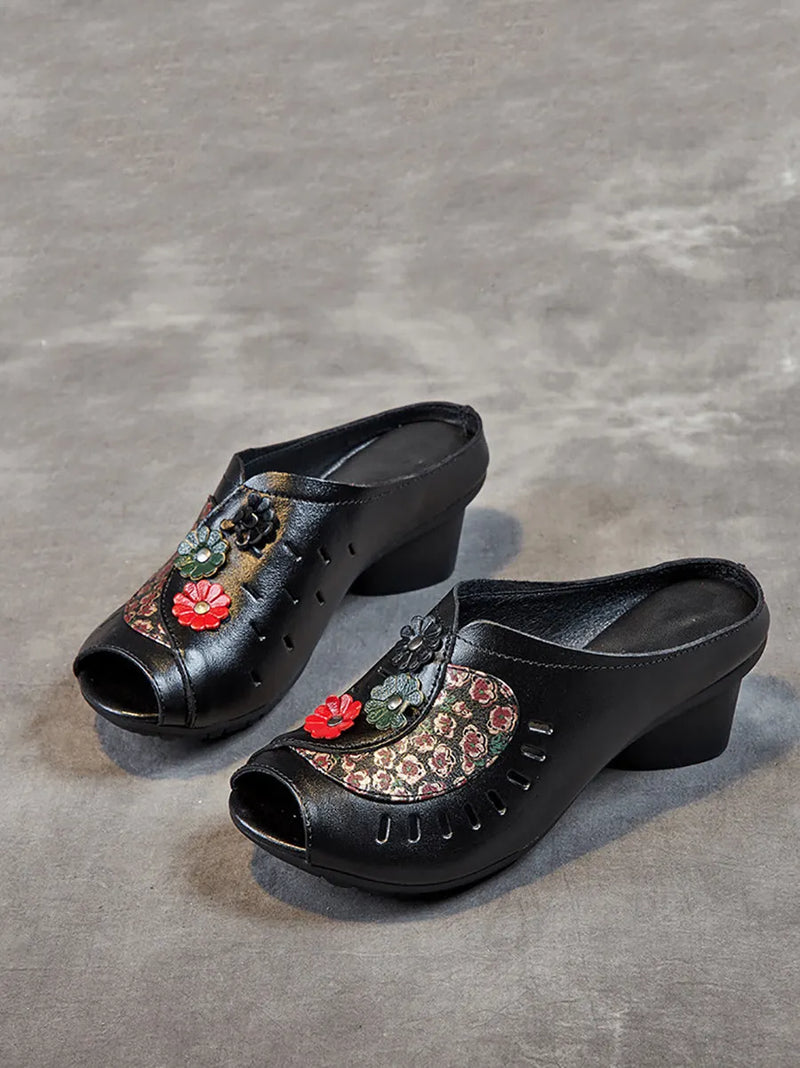 Classic Vintage Sandals with a Flattering Fit