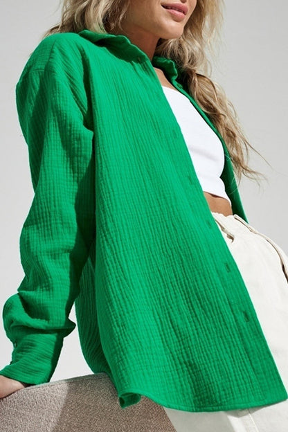 Turndown Collar Tops