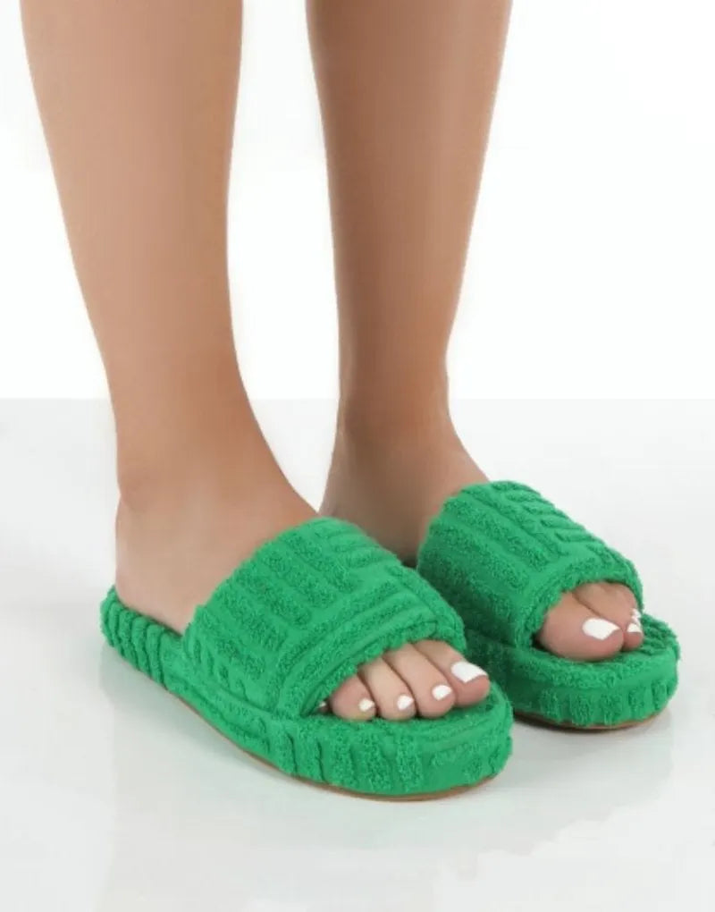 Subtly Elegant Slippers with a Refined Vintage Look