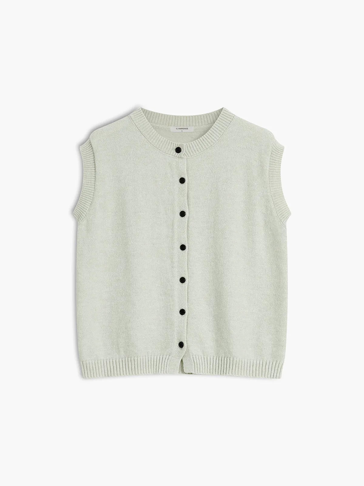 Button Up Sweater Vest