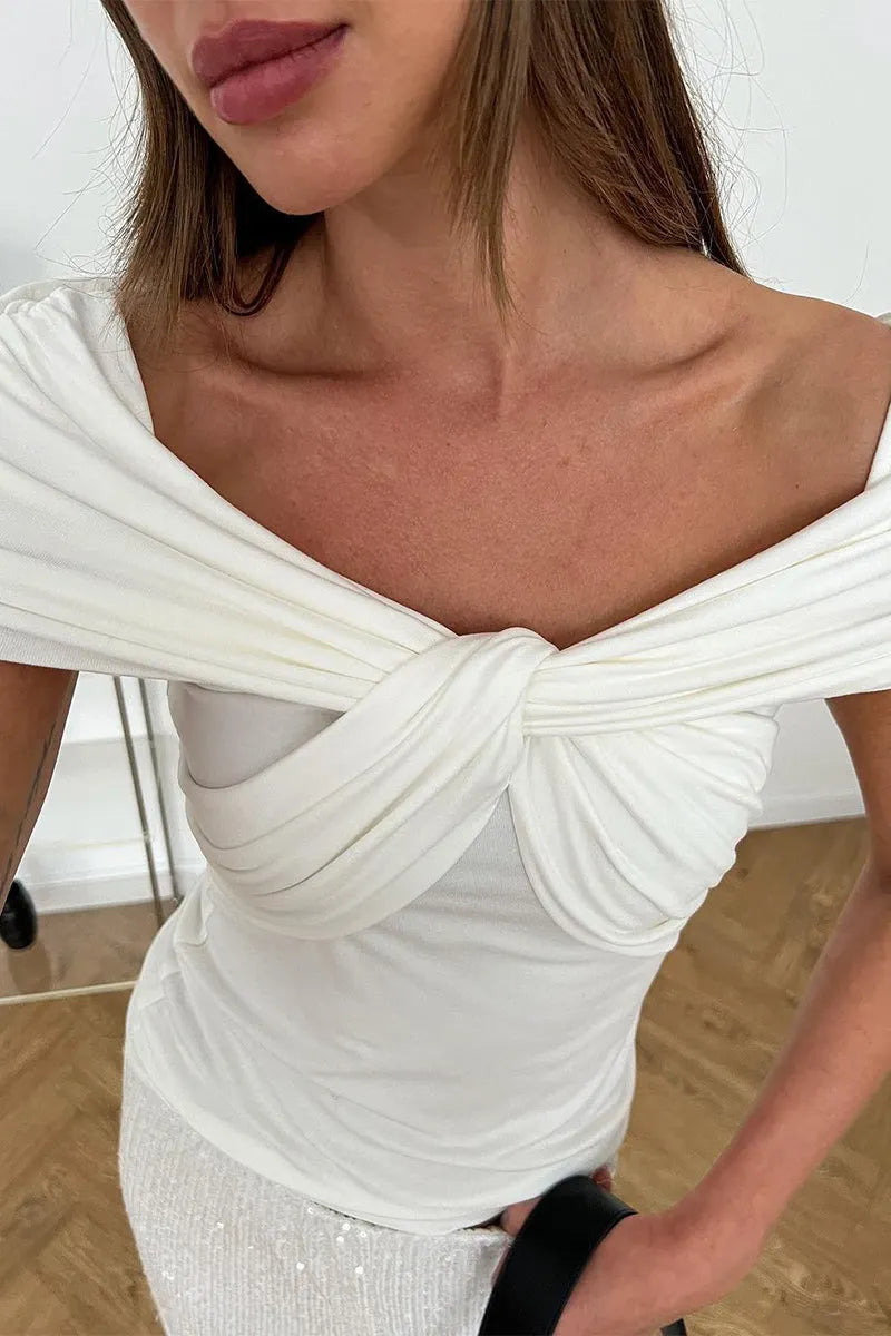 Fold Off the Shoulder T-shirts