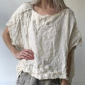 Vintage Floral Art Cotton Linen Comfy Shirt elevenforest