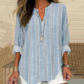 Casual Loose Striped Style Shirt elevenforest