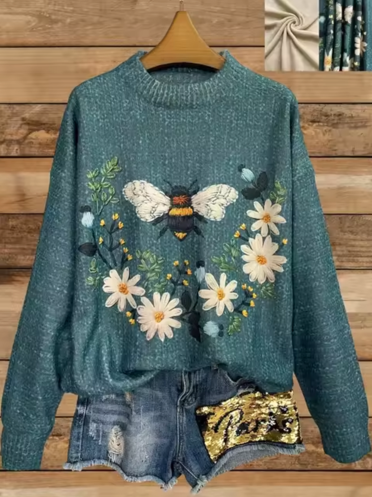 Norma® | Knitted sweater with 3D print