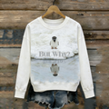 Comstylish Nihilist Penguin But Why Long-sleeve T-shirt