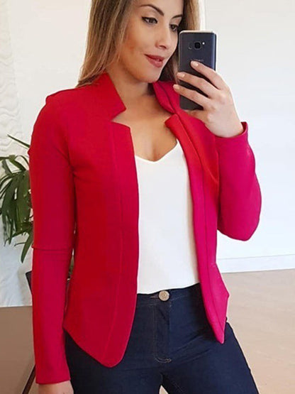 Small Suit Long Sleeve Color Cardigan Jacket Top
