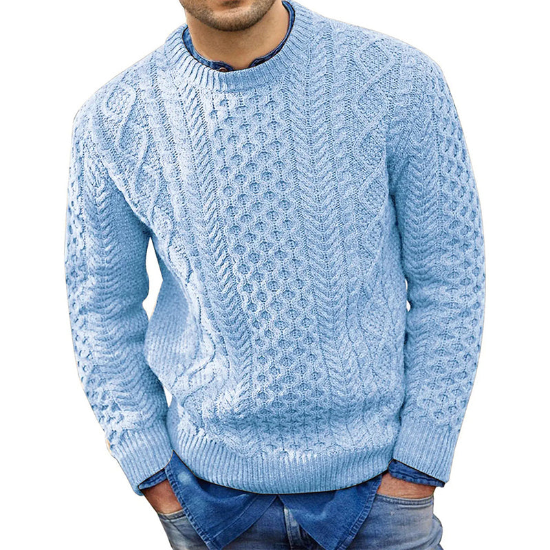 Men's Turtleneck Casual Pullover Sweater elevenforest