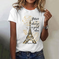 Comstylish Women'S "Paris Is Always A Good Idea" Printed T-Shirt