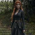 Women‘s Vintage Viking Celtic Knot V Neck Mixi Dress elevenforest
