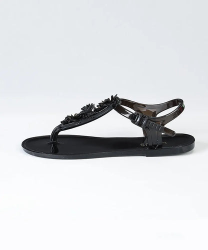 Green Splicing Beach Flip Flops Sandals Ap1061
