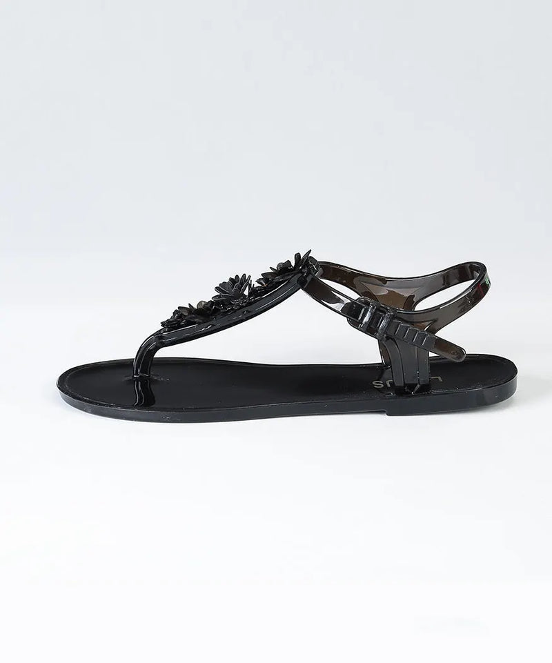 Green Splicing Beach Flip Flops Sandals Ap1061