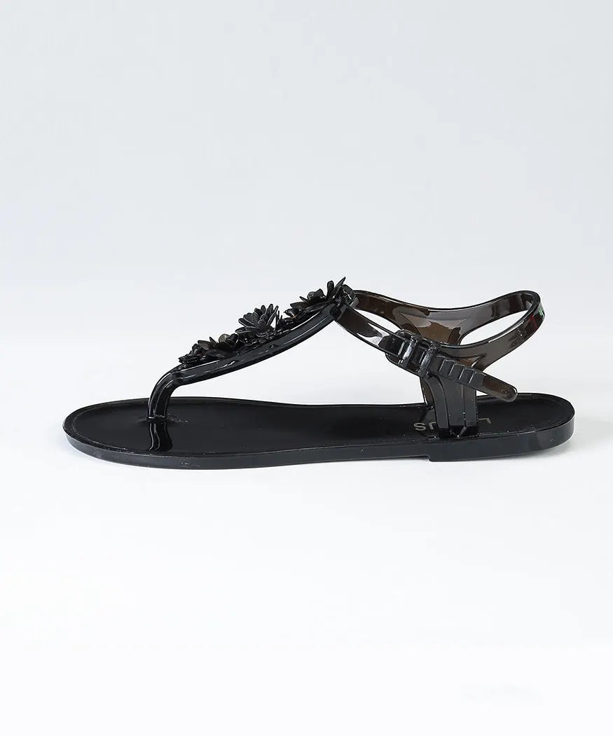 Green Splicing Beach Flip Flops Sandals Ap1061