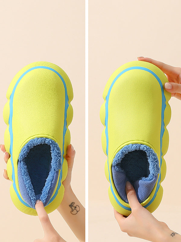 Indoor Going Out Non-slip Keep Warm Waterproof Flat Shoes