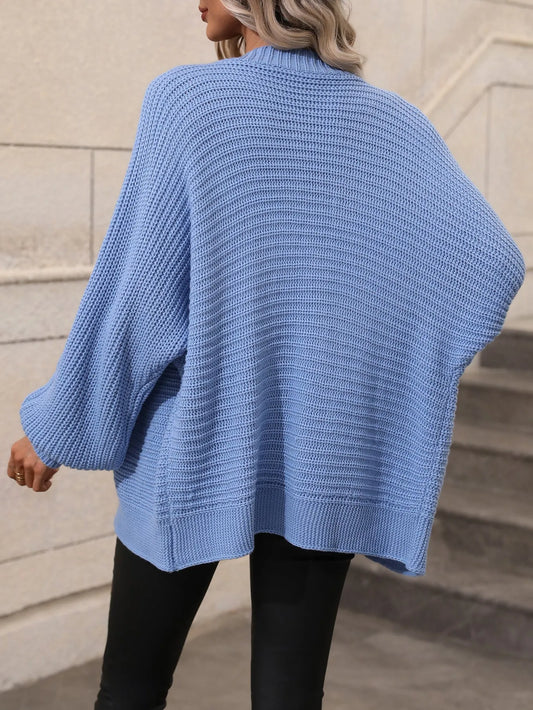 Autumn Winter Knitting Single Breasted Color Knitted Cardigan Loose Sweater