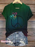 Peace And Love Art Print T-shirt
