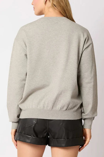 Christmas Soldier Sequined Sweatshirt
