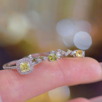 Citrine Poetry Ring