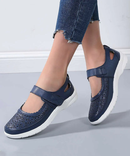 Summer New Comfortable Cowhide Leather Sandals Hollow Out Ap1031