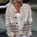 Vintage Icelandic Tribal Pattern Knit Sweater elevenforest