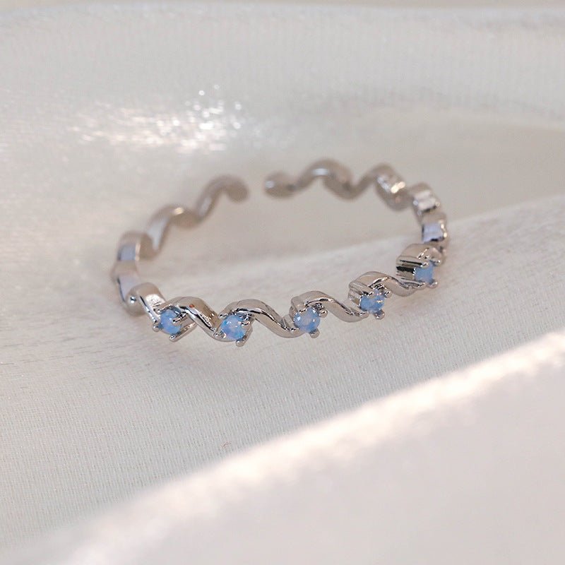 Blue Wave Ring