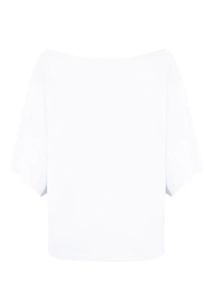 Street Print Patchwork Off the Shoulder T-shirts(3 Colors)
