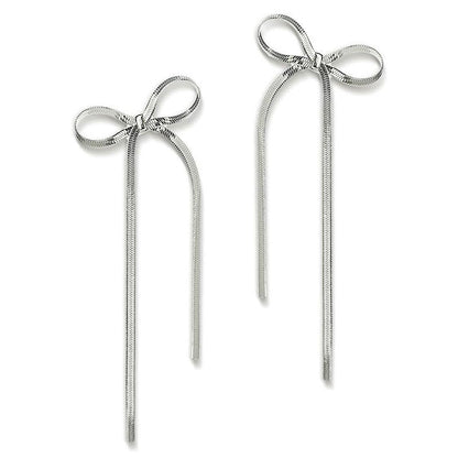 Luxe Bow Hoop Earrings