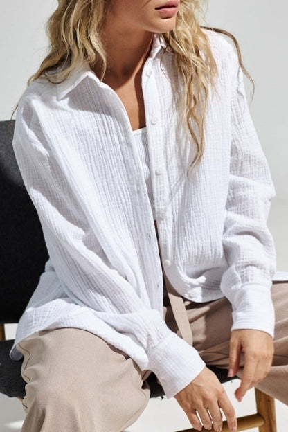 Turndown Collar Tops