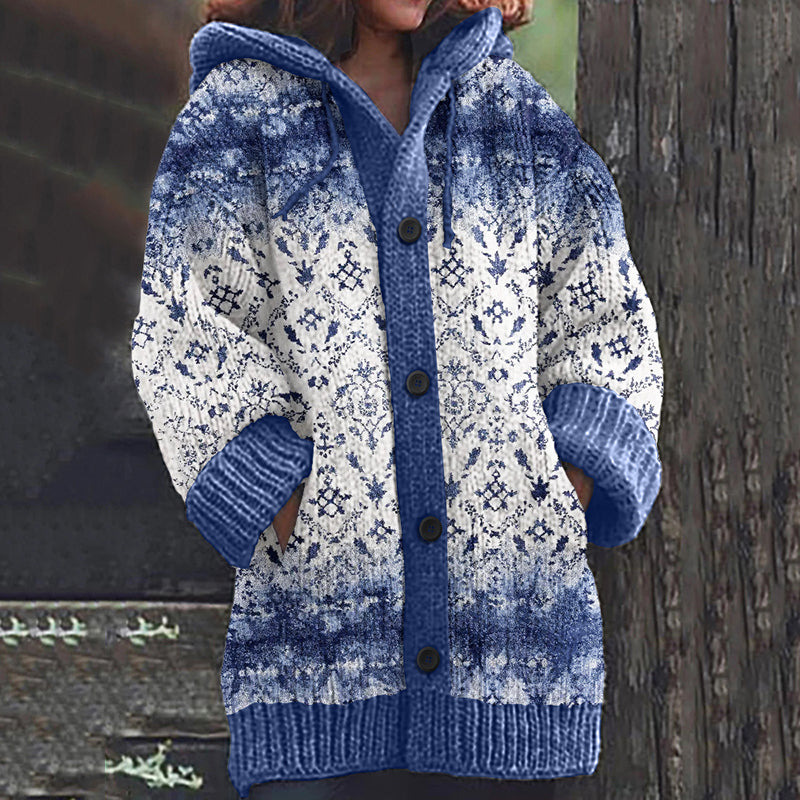 Women's Irregular Pattern Women's Sweater elevenforest