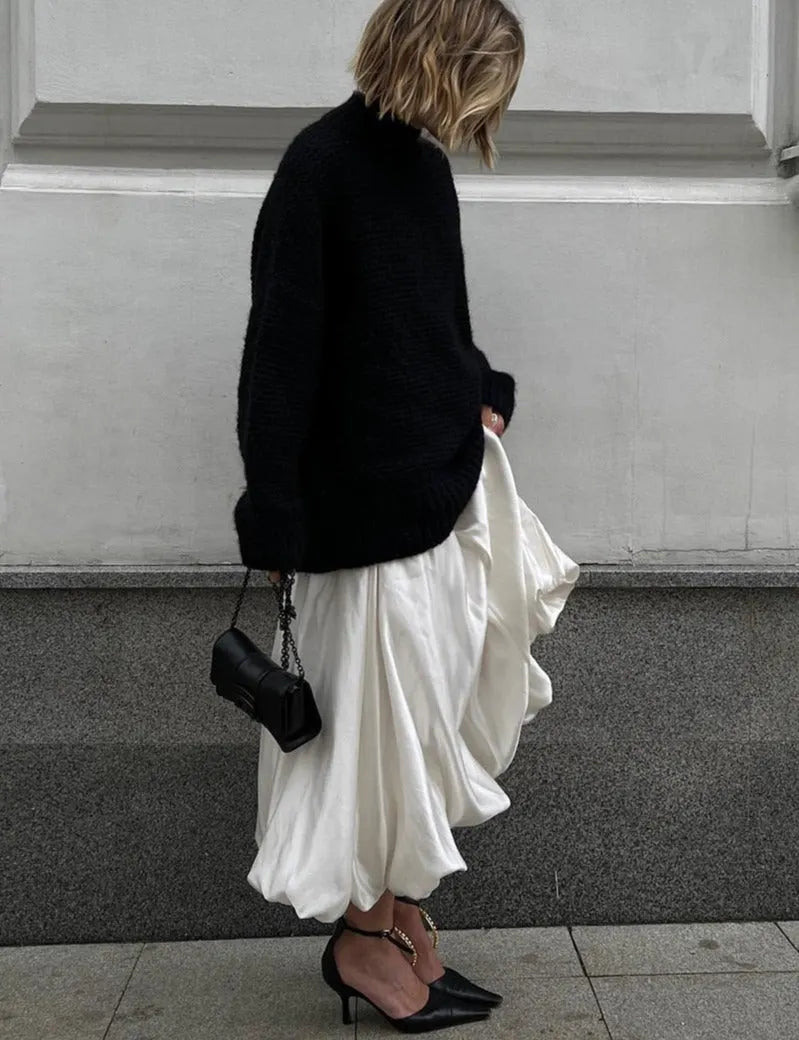 Anna Satin Skirt