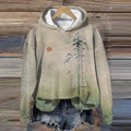 Mountain Sunrise Painting Art Hoodie elevenforest