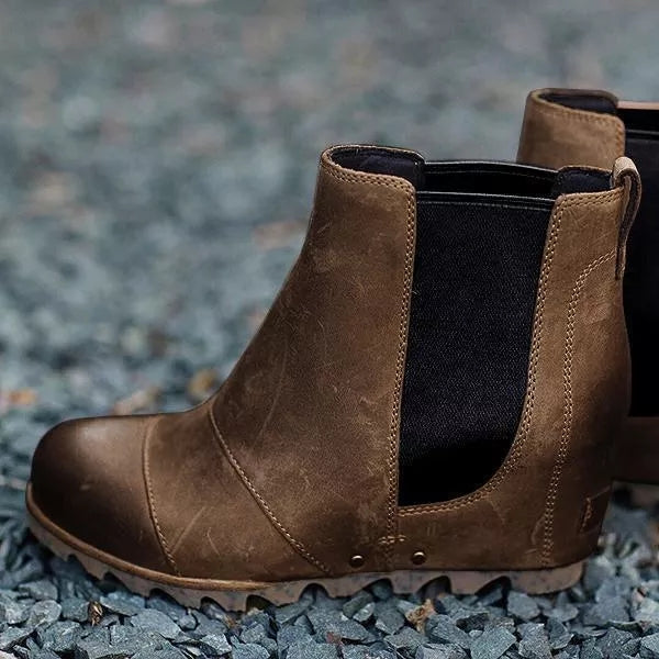 Wedge Ankle Booties