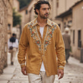 Men's Bohemian Floral Casual Resort Style Shirt elevenforest