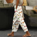Comstylish Women's Vintage Dachshund Casual Pants