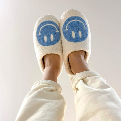 Happy Face Slippers - Buy 1 Get 1 Free