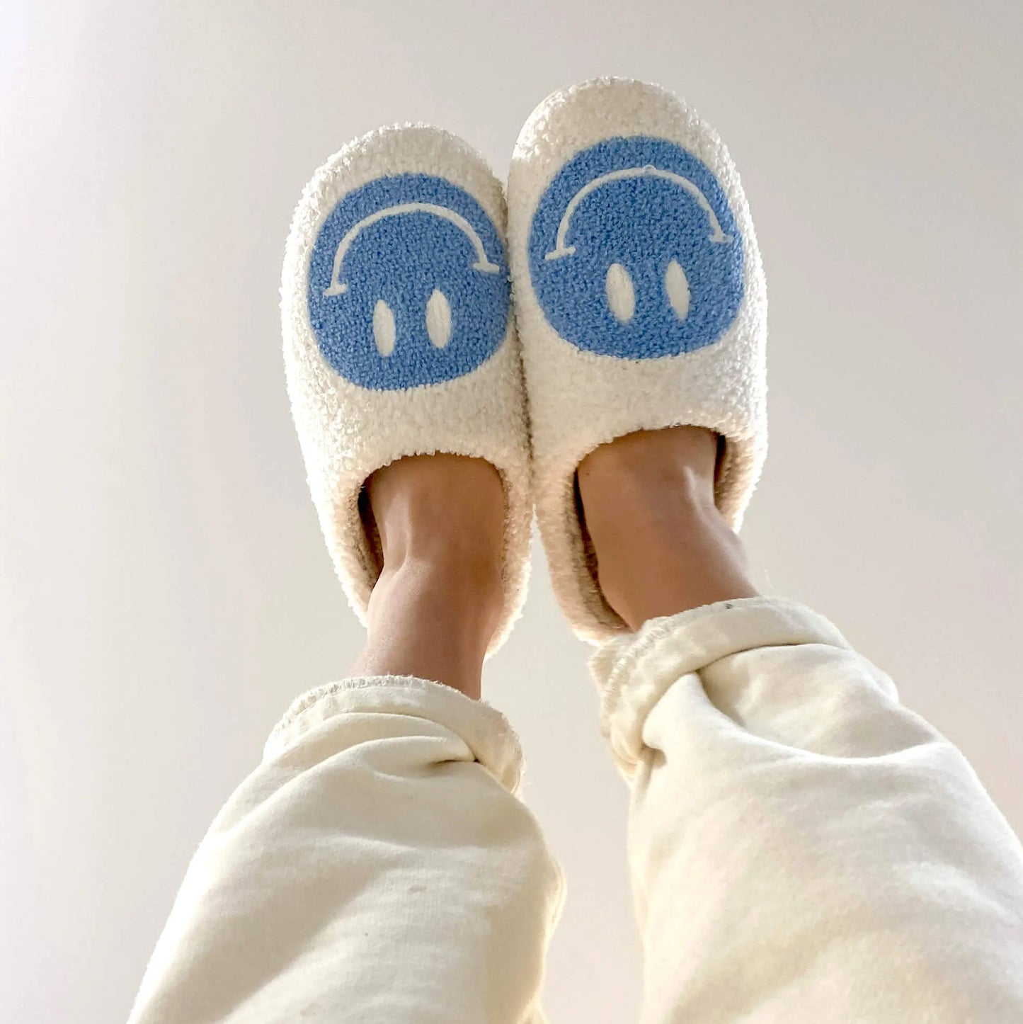Happy Face Slippers - Buy 1 Get 1 Free