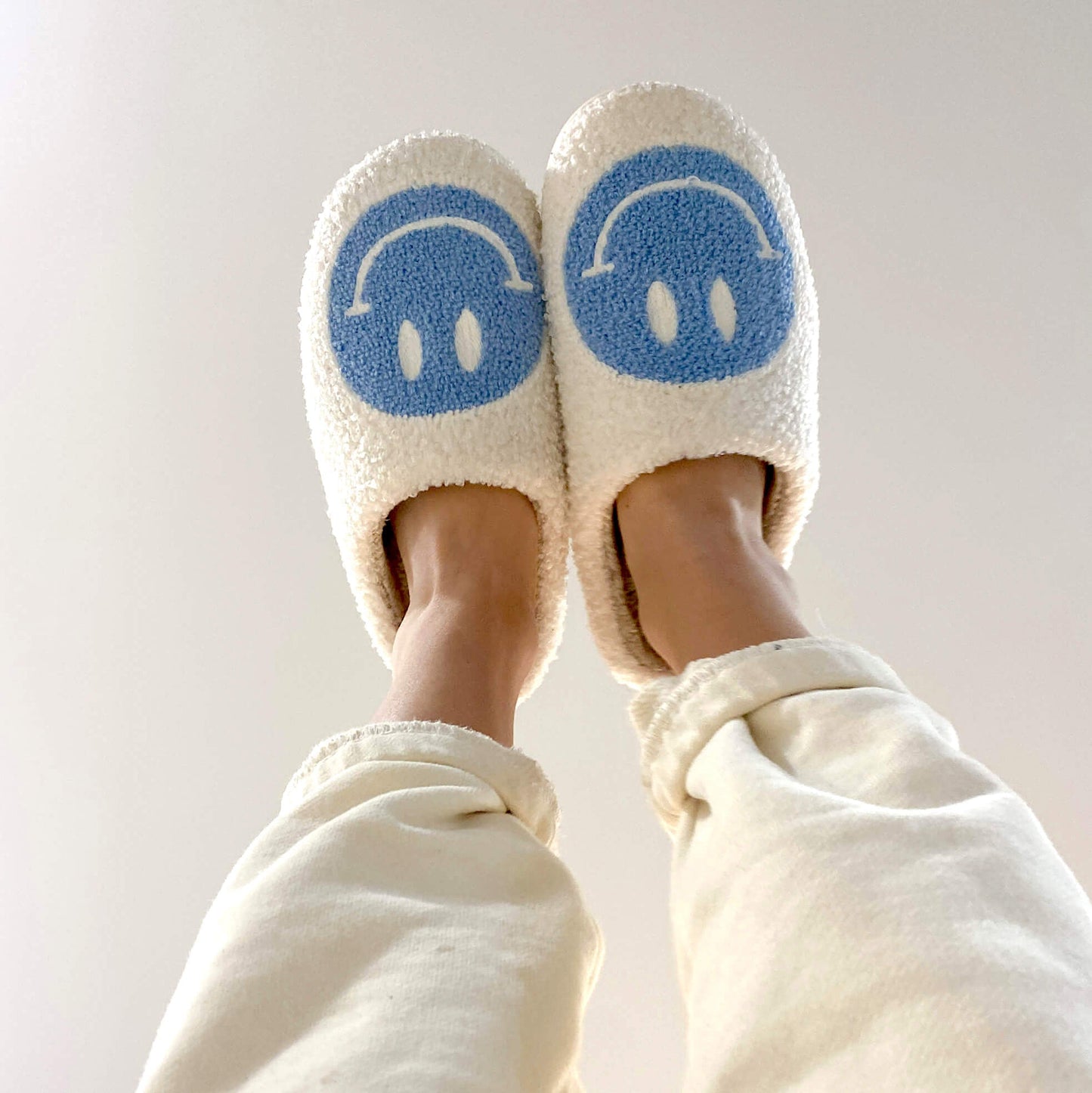 Happy Face Slippers - Buy 1 Get 1 Free