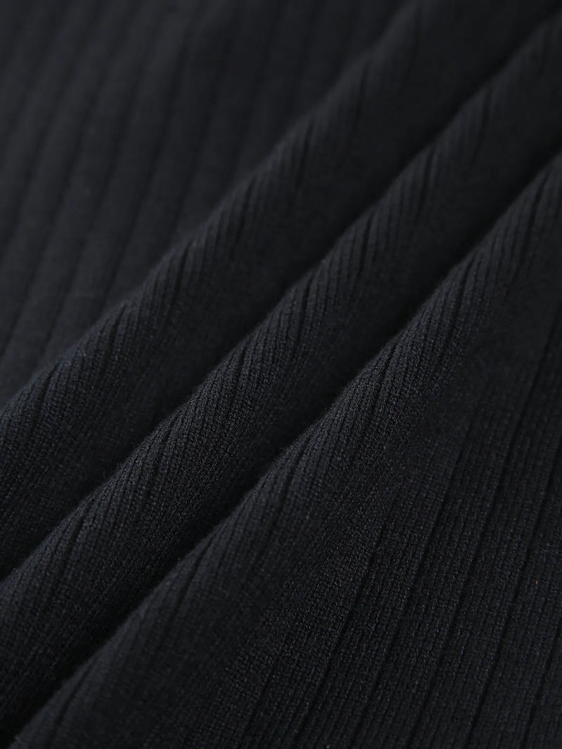 V-neck Button Knitted Vest