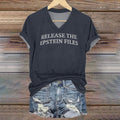 Comstylish Release The Epstein Files Printed Casual T-shirt