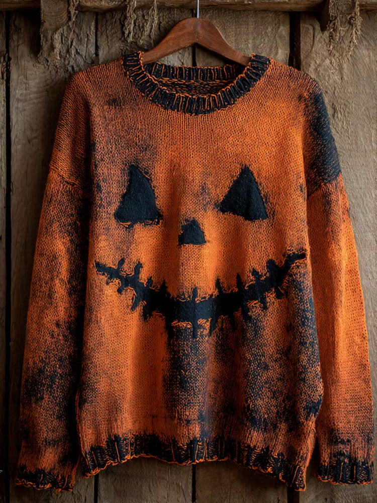 Couple Retro Casual Party Halloween Sweater artswardrobe
