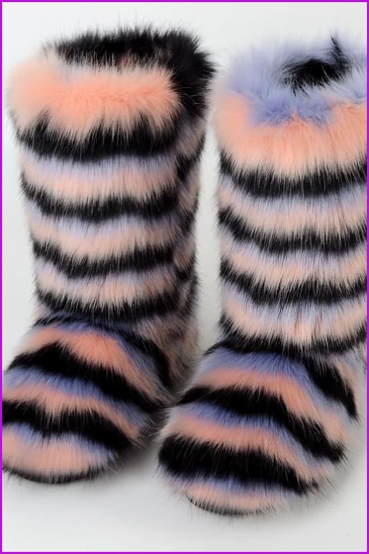 [pre-] Faux Fur Winter Boots F1128