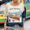 Comstylish Walk For Peace Aloka Dog Art T Shirt