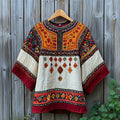 Women's Retro Greenland Ethnic Design T-shirt elevenforest