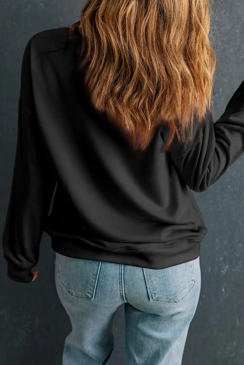 Black Crewneck Sweatshirt