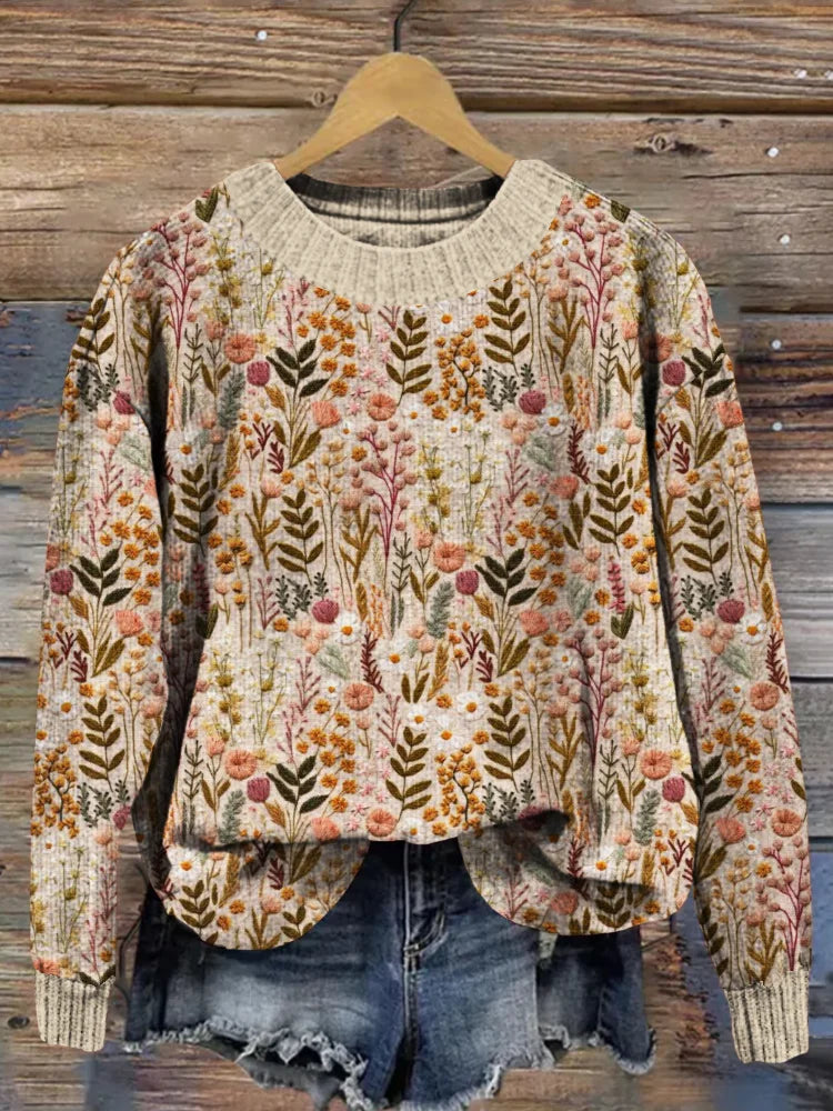 Gerd® | Comfortable floral sweater