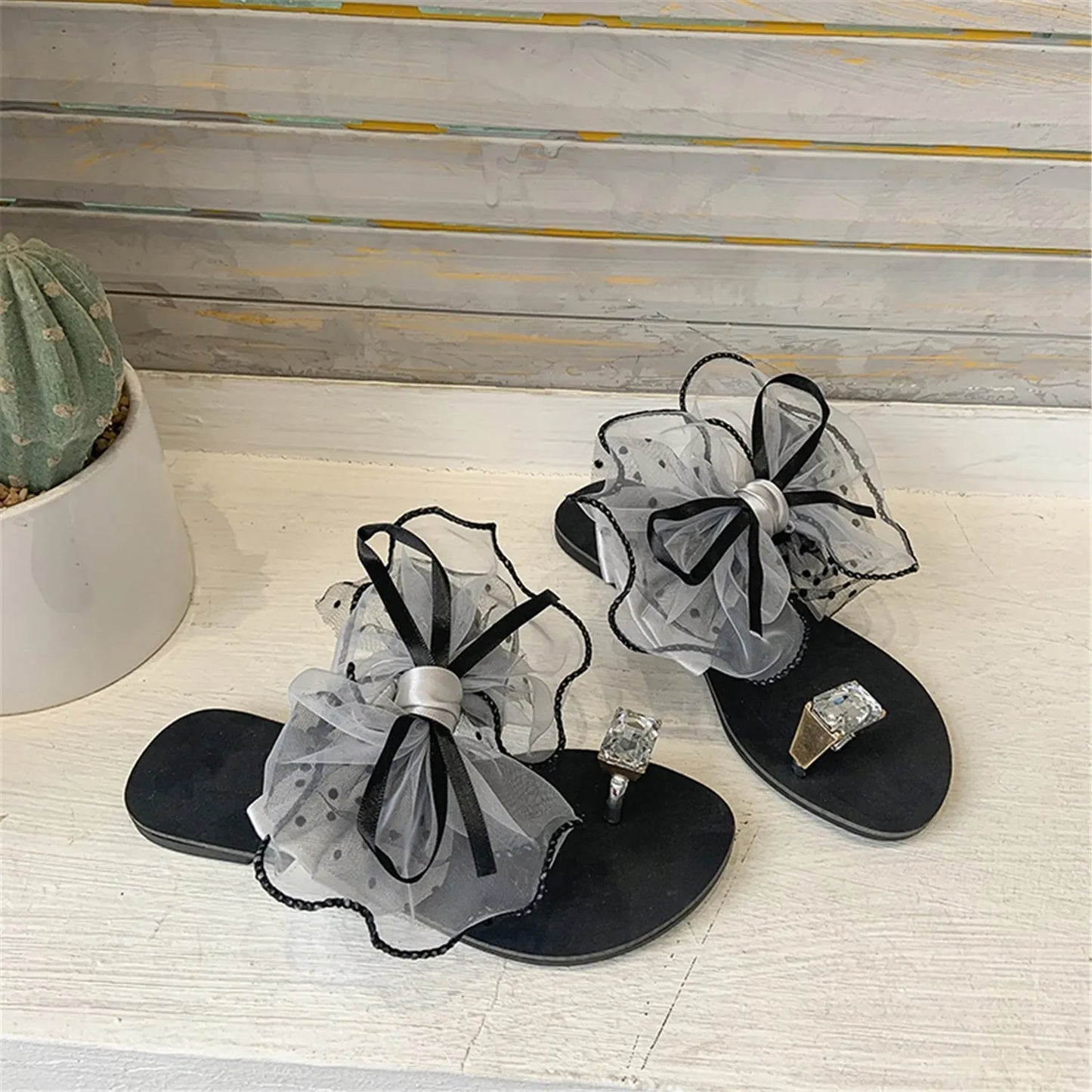 Nancy Bowtie Slippers