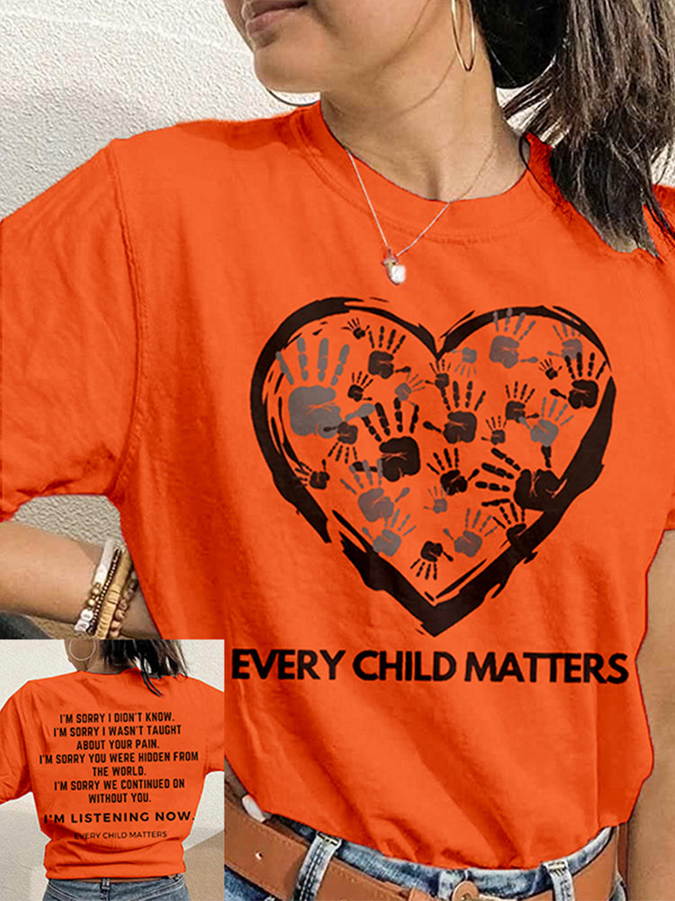 Comstylish Every Child Matters Orange Shirt Day Comfy Tshirt