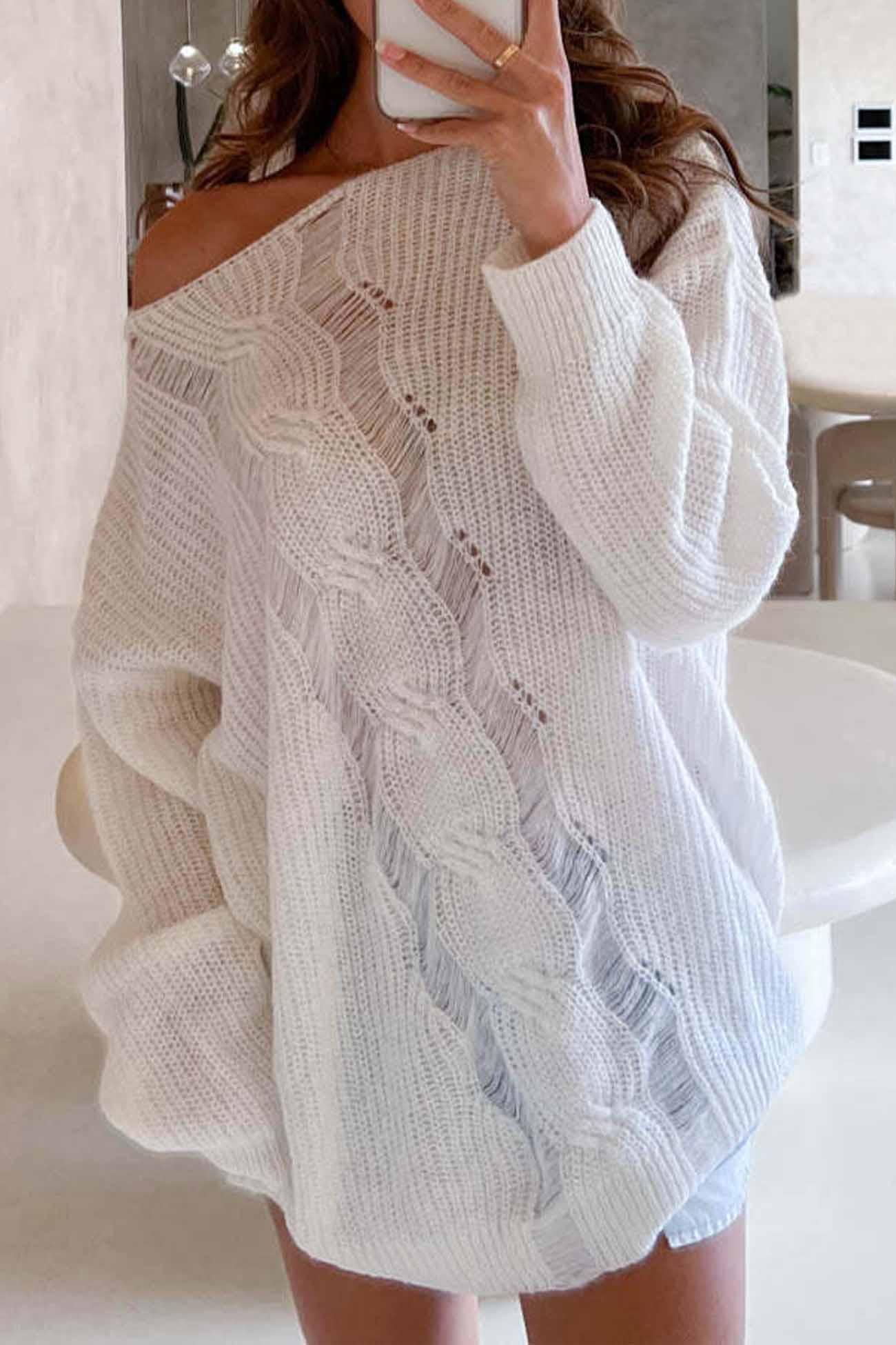 Gracefully Designed Sweater