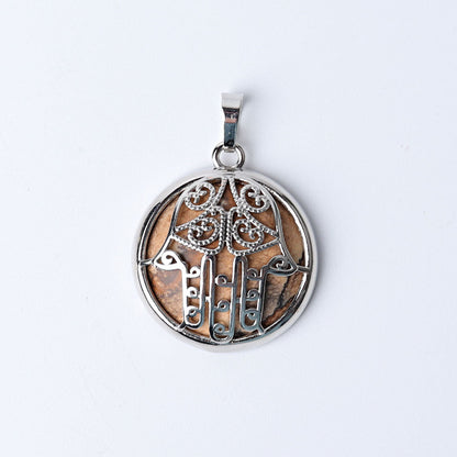 Chakra Hand Wrapped Spiritual Crystal Pendant 1.2 Inch