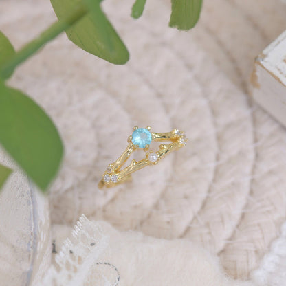 Cherry Blossom Ring Set